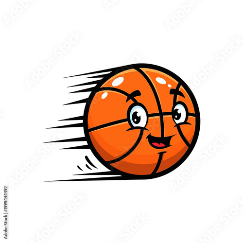 Basketball character illustration
