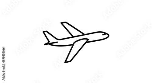 Simple Airplane Icon
