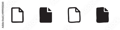 Document and File Page Icons for Office Administration