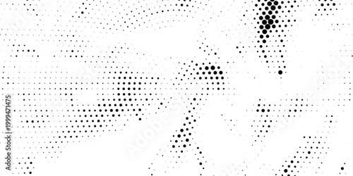 Radial halftone pattern of dots expanding from the center, creating a spotlight effect on a white background.