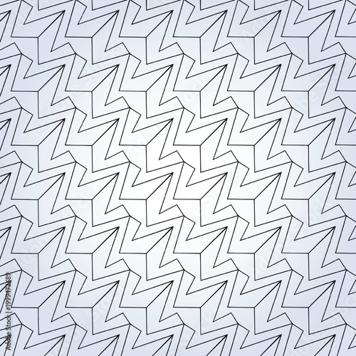 Retro Orange and White Seamless Geometric Pattern