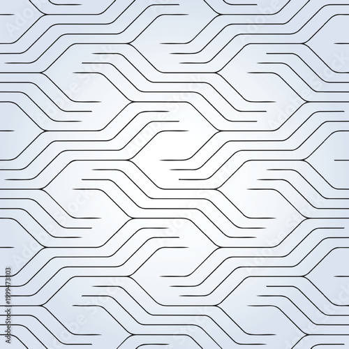 Seamless Geometric Lines Network Pattern