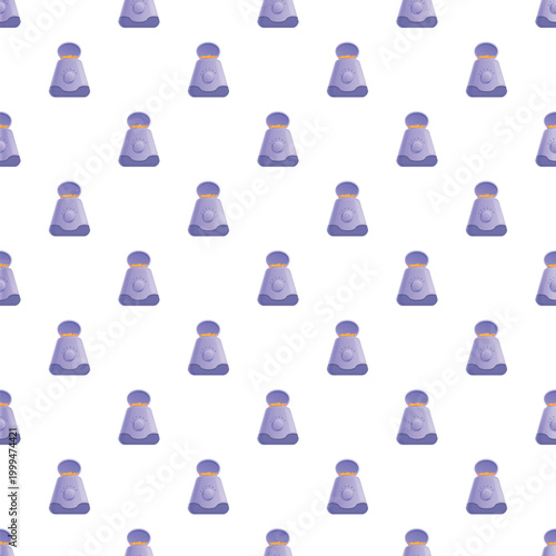 Purple aroma diffusers showing a repetitive pattern on a white background