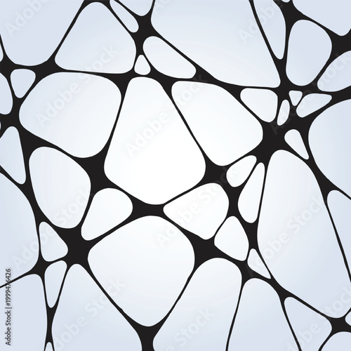 Seamless Organic Network Pattern Background