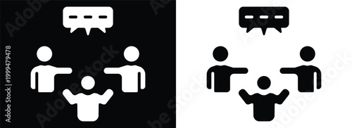 Meeting monochrome glyph style