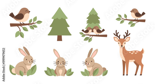 A charming and cheerful illustration of a bunny, perfect for springtime promotions, children's designs, or adding a touch of whimsy to your marketing 