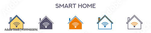 Smart Home Element For Design Graphic - Multi Styles