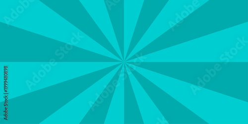 Quadro su tela Sun ray vector background radial sunrise or sunset light retro design