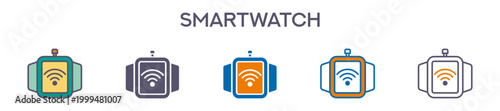 Smartwatch Element For Design Graphic - Multi Styles