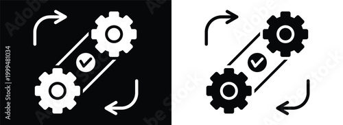 Optimization monochrome glyph style