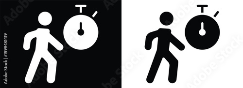 Deadline monochrome glyph style