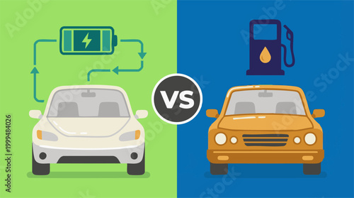 Electric Car vs. Gasoline Car: Energy Source Comparison and Choice