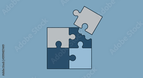 Jigsaw puzzle pieces coming together.
