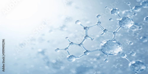 Molecular Marvel: A breathtaking image of molecular structures, embodying the essence of scientific wonder and discovery. Capturing the complexity and beauty of microscopic life and chemistry.