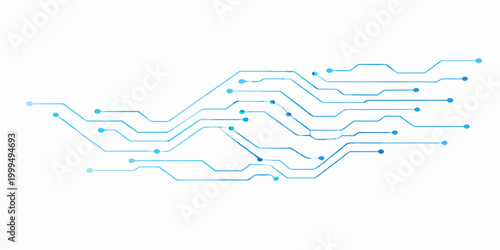 Tech Circuit: A graphic representation of interconnected circuit pathways, evoking the intricate architecture of modern technological systems.