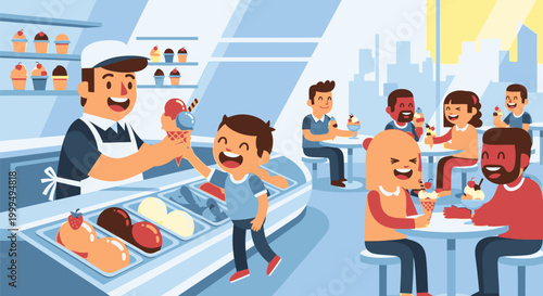 People enjoying food and drinks at a restaurant with a chef