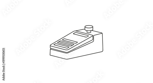 Foot Operated Pedal for Industrial Equipment Control
