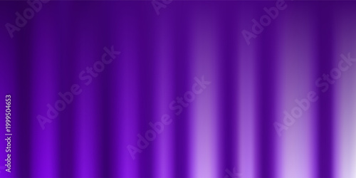 Royal purple velvet curtains background. Closed curtain backdrop for theater stage or cinema, circus. Vector textile room scene screen. Violet fabric drapery wallpaper for award, show, performance