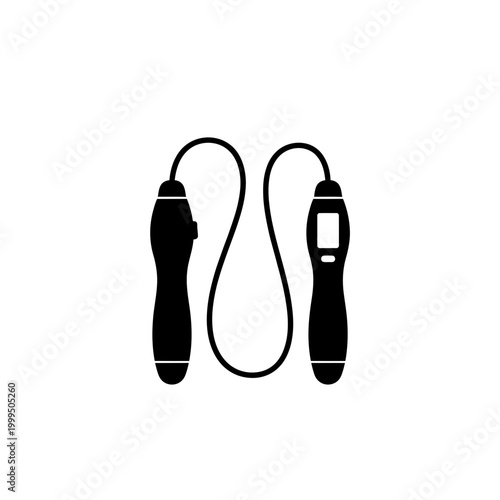 Jump Rope Icon Fitness and Exercise Equipment
