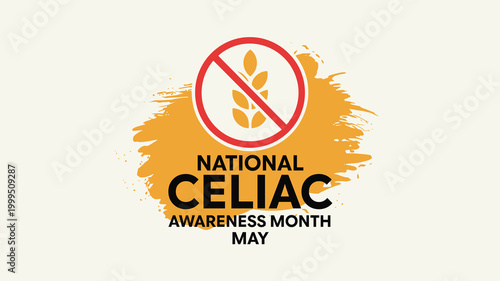 National Celiac Awareness Month Banner for Gluten Free Product Branding and Nutrition Services