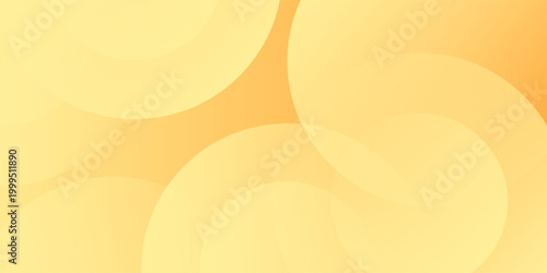 Latar belakang spanduk minimalis,oranye dan gradasi kuning, bentuk lingkaran, modern , bentuk, ilustrasi vektor.