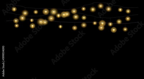 Scattered golden dots create a dynamic abstract pattern on a deep black surface.