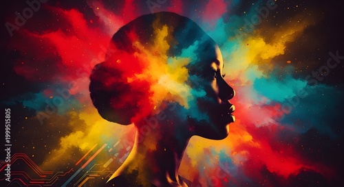 Juneteenth freedom resilience a vibrant silhouette celebrating black history and emancipation