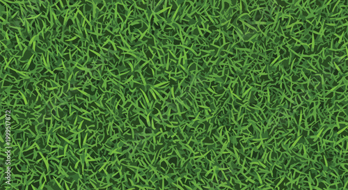 Lush green grass textured background with natural organic field surface pattern.