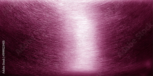 A smooth pink silk fabric texture features a brushed metallic silver pattern on a shiny stainless steel surface with industrial grey aluminum and gold material accents