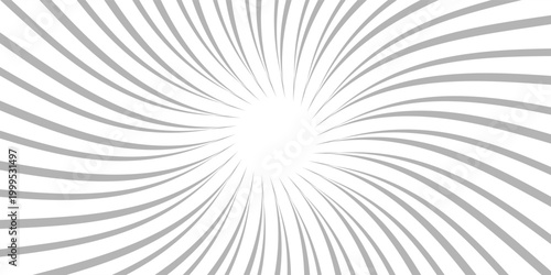 Ray sun light. Sunburst background. Radial circle line. Pattern starburst. Comic beam lines. Sun effect rays. Abstract firework. Concentration stripe. Cartoons lightning style. Vector illustration