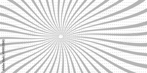 Ray sun light. Sunburst background. Radial circle line. Pattern starburst. Comic beam lines. Sun effect rays. Abstract firework. Concentration stripe. Cartoons lightning style. Vector illustration