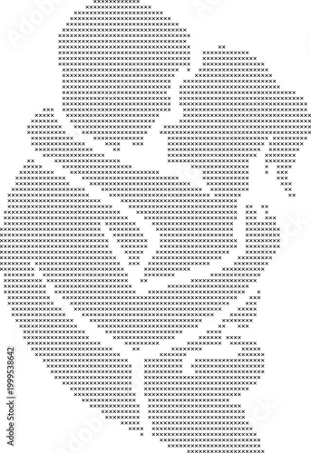 Mother holding baby silhouette created with horizontal line pattern. Minimal striped illustration expressing love, care, and bonding. Clean modern design suitable for parenting, family, and healthcare