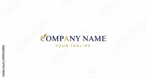 Company name logo design template.