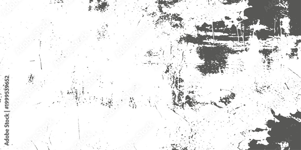 Fototapeta premium Vintage Style Light Gray Grunge Wall Texture Featuring Paint Drips, Distressed Stains, Rough Patches, and Subtle Tile Pattern for Abstract Background Design.