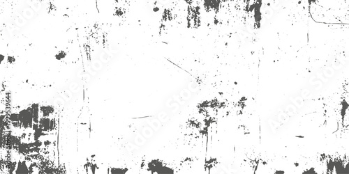 Abstract Light Gray Grunge Wall Background with Distressed Paint Drips, Peeling Texture, Subtle Tile Pattern, and Weathered Surface for Creative Vintage Design Use.
