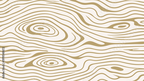 Abstract Wood Grain Pattern in Warm Brown Tone with Natural Organic Lines