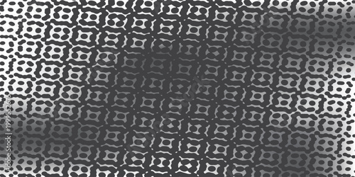 Titik-titik halftone putih dan hitam pola warna latar belakang tekstur grunge gradien. Ilustrasi vektor gaya olahraga komik seni pop titik. eps 10