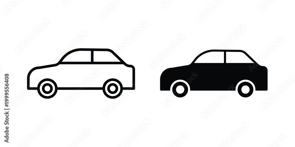Obraz premium Car icon concepts for website projects