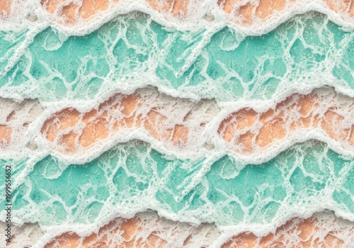 Abstract organic texture seamless pattern soft pastel colors dreamy background