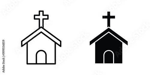 Church icon concepts for website projects