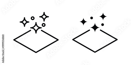 Clean surface icon concepts for website projects