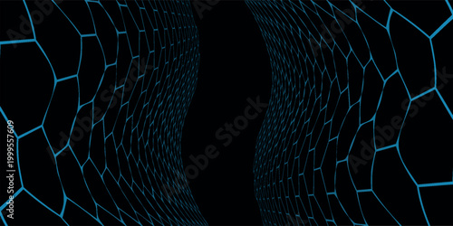 Abstract cube hexagon shape background. Vector banner design. Hexagons pattern. Geometric abstract background with simple hexagonal elements. Medical. Vector digital art banner. modern