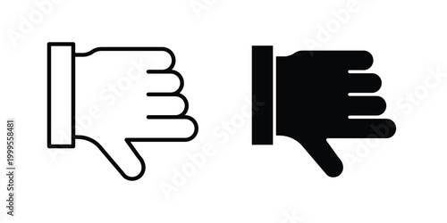 Dislike icon concepts for website projects