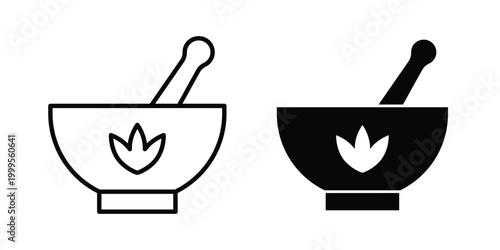 Homeopathy icon concepts for website projects