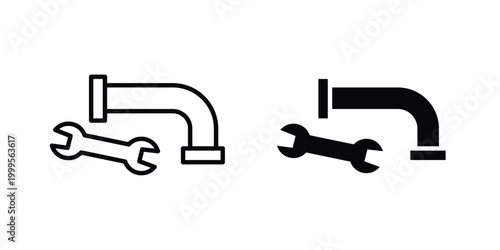 Plumbing icon concepts for website projects