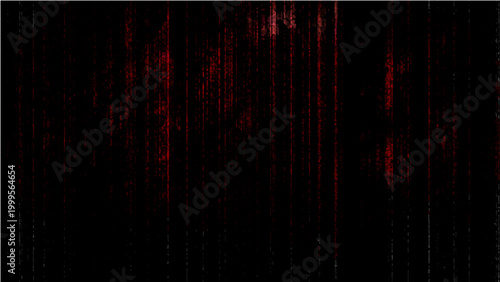 Vector Eerie abstract, textured vertical streaks of crimson descent ominous expanse, evoking intense emotion and a sense of unease.