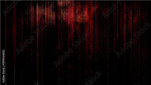Vector Abstract representation of crimson streaks against a profound black expanse, evoking intensity, mystery, and a sense of raw emotion.