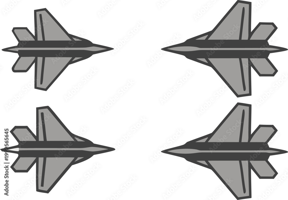 Behang Fighter jets, f-35 style, dogfighting, israeli and american flags