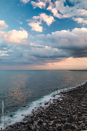 Dramatic Cloudscape Over the Sicilian Coast