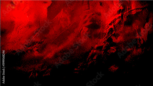 Abstract Vector Dramatic red smoky cloudy background.